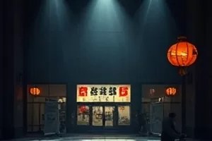 双面播音室封面，双机位拍摄的直播现场